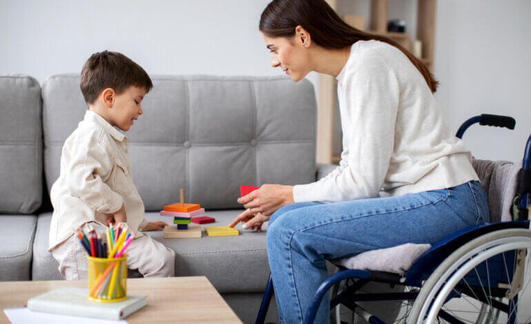 Home health care for children with disabilities
