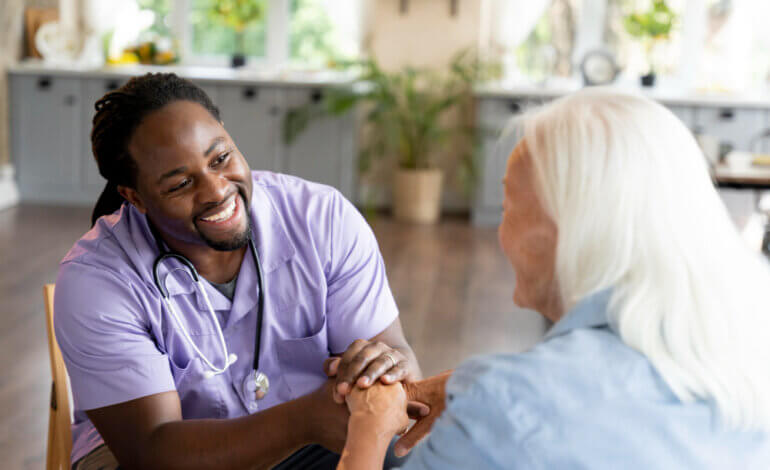 Mental health support through home health care